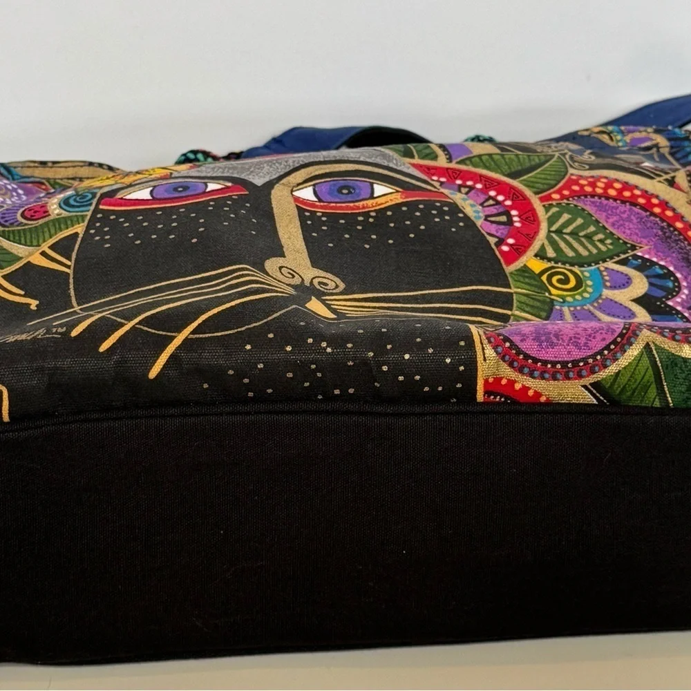 Laurel Burch Carlotta's Cats Medium tote